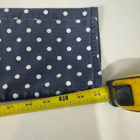 AG Adriano Goldschmied | the Stevie Ankle | Slim Straight leg Jeans | Navy Polka - Picture 10 of 10